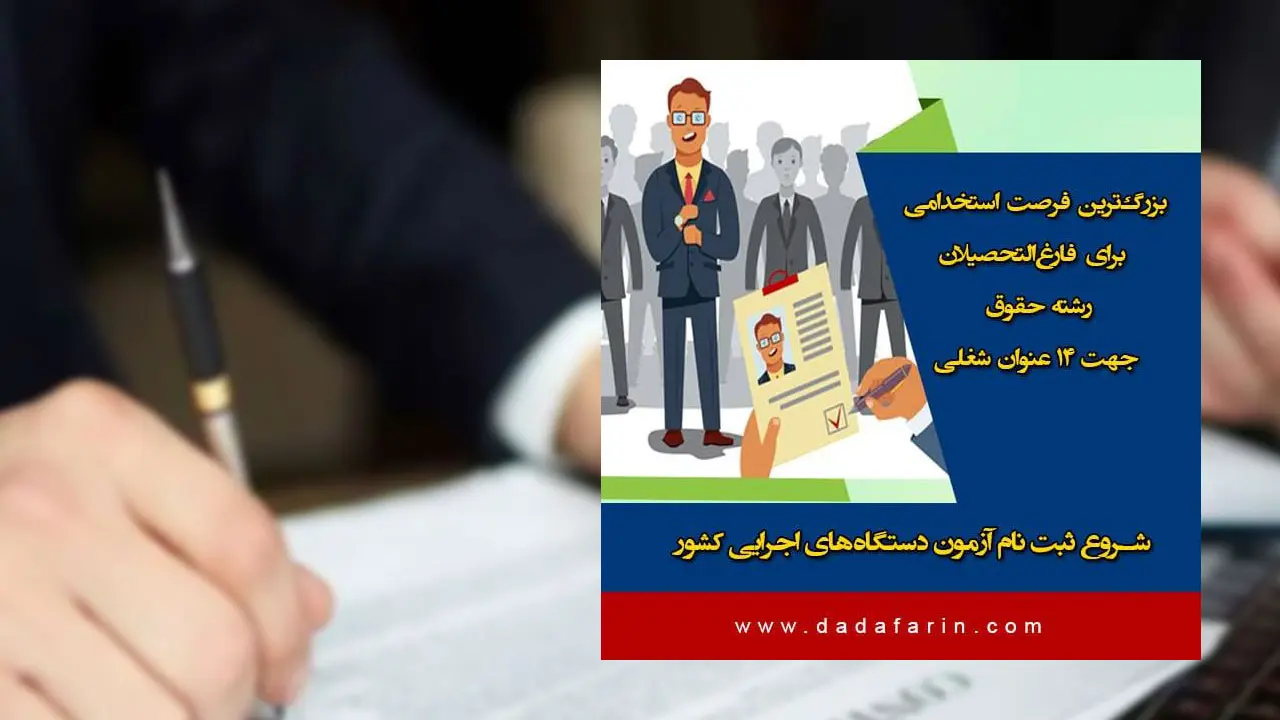 با توجه به مجوزهای صادره از سوی سازمان اداری و استخدامی کشور به منظور تأمین نیروی انسانی مورد نیاز در دستگاههای اجرایی کشور، دوازدهمین آزمون مشترک فراگیر دستگاههای اجرایی کشور برگزار می‌شود.